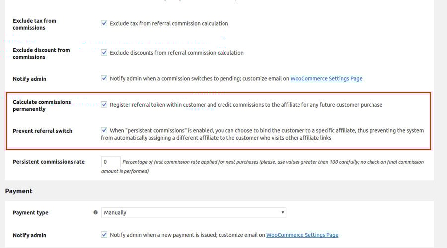 Permanent commissions