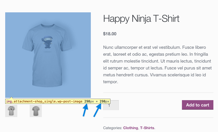 WooCommerce Product Image - Product Featured Image