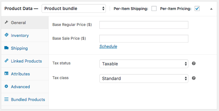 WooCommerce Cost of Goods: per item bundle costs